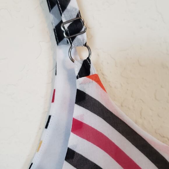 Cabi Multicolor Striped Camisole Blouse Layer Work Office Women's X-Small - Picture 5 of 11